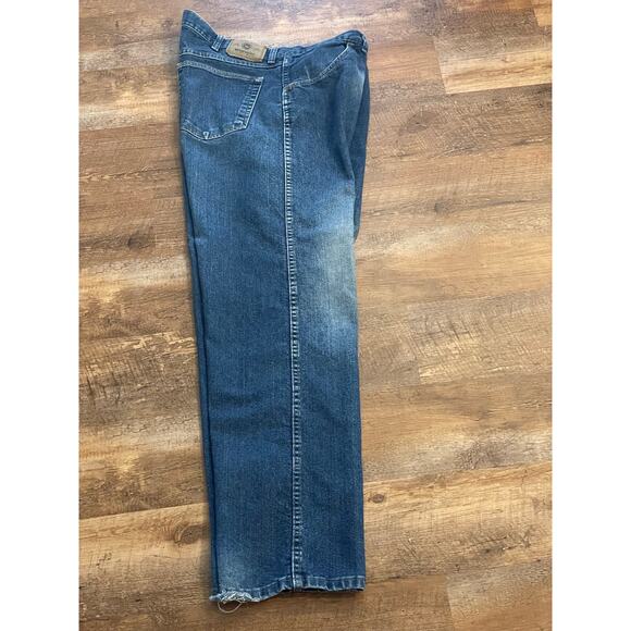 Wrangler Men's distressed denim blue jeans 40 x 32 - Picture 12 of 12